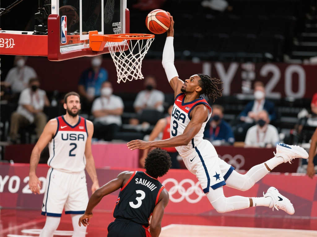 [流言板]米切尔强势突破晃过哈利伯顿，单手滑翔暴扣羞辱西亚卡姆